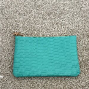 Ipsy Turquoise Wave Cosmetic Bag